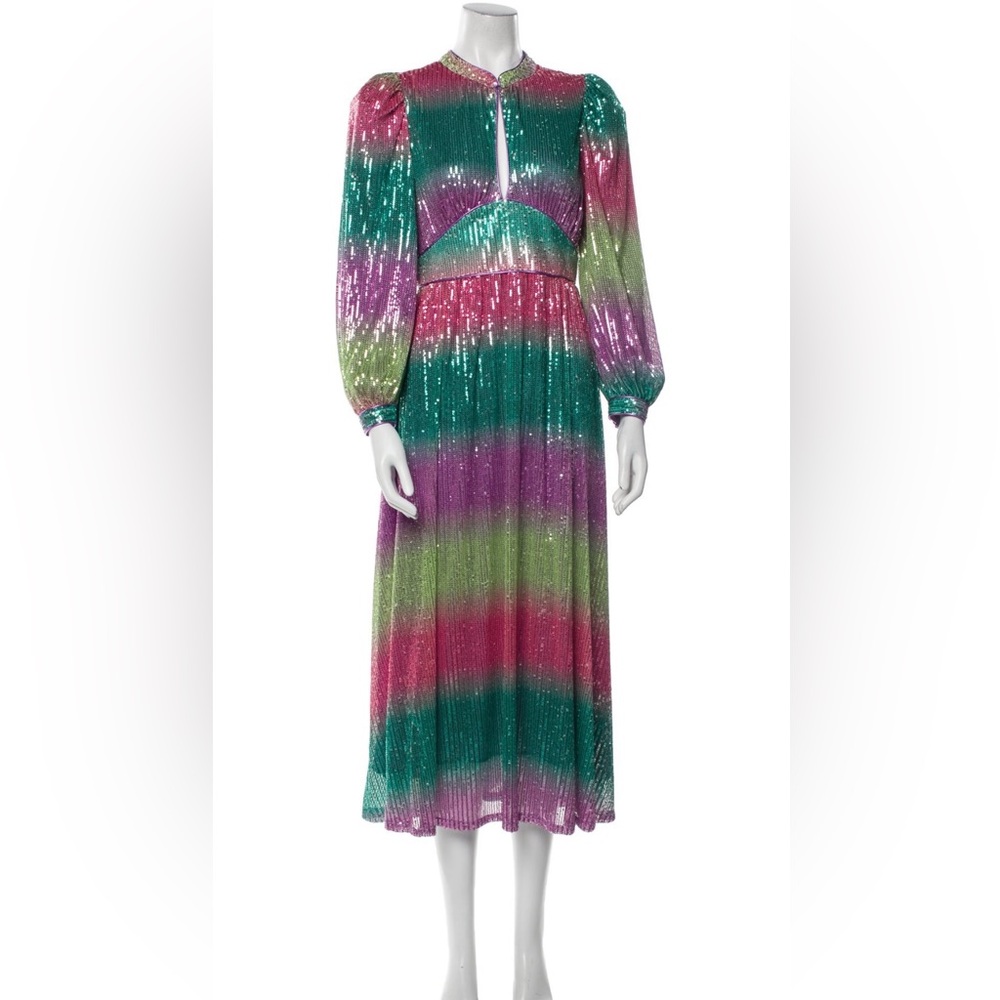 CeliaB sequin stripe Dress
